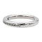 Bague 52 Bague demi-alliance en or blanc 18 carats et diamants 58 Facettes 1137995CN