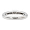 Bague 52 Bague demi-alliance en or blanc 18 carats et diamants 58 Facettes 1137995CN
