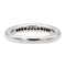 Bague 52 Bague Demi alliance Or blanc Diamant 58 Facettes 1137995CN