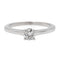 Bague 52 Bague Solitaire Or blanc Diamant 58 Facettes 1137997CN