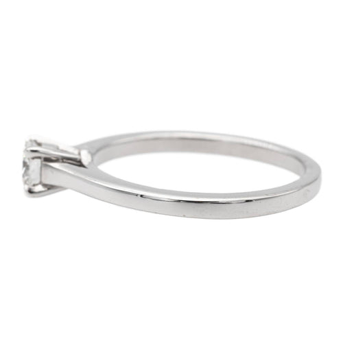 Bague 52 Bague solitaire en or blanc 18 carats avec diamant 0,31 ct 58 Facettes 1137997CN