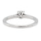 Bague 52 Bague Solitaire Or blanc Diamant 58 Facettes 1137997CN