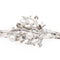 Bracelet Bracelet vintage motif feuillage en or blanc 18 carats, diamants et perles 58 Facettes 1142143CN