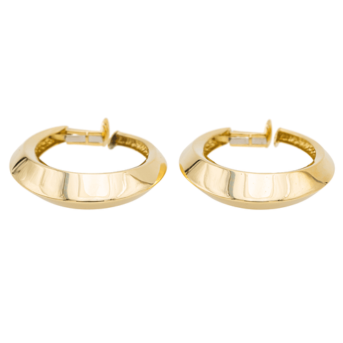 Boucles d'oreilles Boucles d'oreilles Créoles Or jaune 58 Facettes 1142147CN