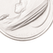 Pendentif Pendentif médaille religieuse en or blanc 18 carats 58 Facettes 1145651CD