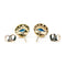 Boucles d'oreilles Boucles d'oreilles - Or jaune 14 carats, saphirs et diamants 58 Facettes 9A80EBD9383E4722B7D37952647ED6D4