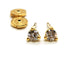 Boucles d'oreilles Boucles d'oreilles puces en or jaune 18 carats et diamants 58 Facettes 1152964CD