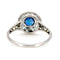 Bague 54.5 Bague en platine avec saphir et diamants taille old mine 58 Facettes 16B712E0CBDC4A77B59363FC703F7CA9