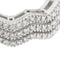 Bague 54 Bague rivière zigzag en or blanc 18 ct et diamants 58 Facettes 11598