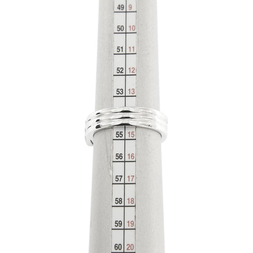 Bague 54 Bague rivière zigzag en or blanc 18 ct et diamants 58 Facettes 11598