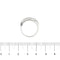 Bague 54 Bague rivière zigzag en or blanc 18 ct et diamants 58 Facettes 11598