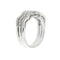 Bague 54 Bague rivière zigzag en or blanc 18 ct et diamants 58 Facettes 11598