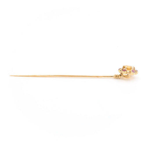 Broche Accessoire Epingle Or jaune Citrine, Rubis 58 Facettes 1161965CD