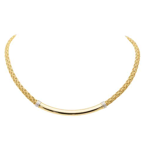 Collier Collier Vintage Or jaune, Or blanc 58 Facettes 1161976CD