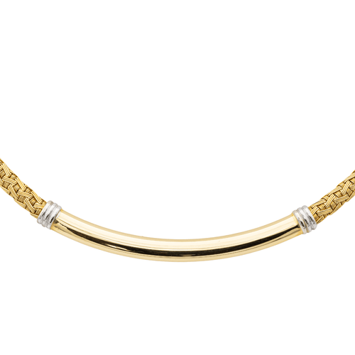 Collier Collier vintage en or jaune et or blanc 18 carats 58 Facettes 1161976CD