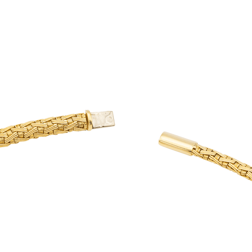 Collier Collier Vintage Or jaune, Or blanc 58 Facettes 1161976CD
