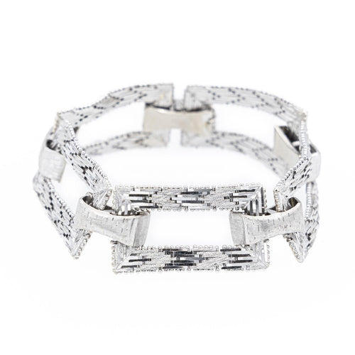 Bracelet Bracelet Art déco Or blanc 58 Facettes 1167351CN