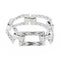 Bracelet Bracelet Art déco en or blanc 18 carats 58 Facettes 1167351CN