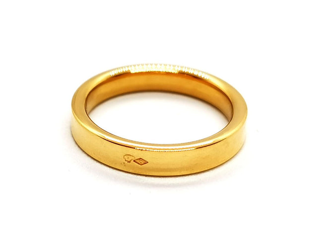Bague 51 Alliance - Bague en or jaune 18 carats 58 Facettes 1178326CD