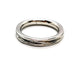 Bague 55 Bague Alliance Or blanc 58 Facettes 1178339CD