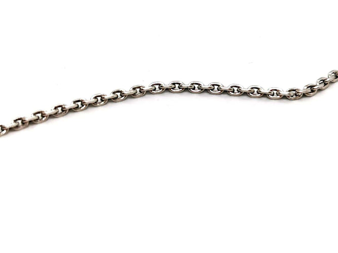 Collier Collier Chaîne + pendentif Or blanc Diamant 58 Facettes 1182635CD