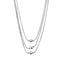 Collier Unoaerre - Collier à 3 fils en or blanc 18 ct 58 Facettes 11841