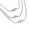 Collier Unoaerre - Collier à 3 fils en or blanc 18 ct 58 Facettes 11841