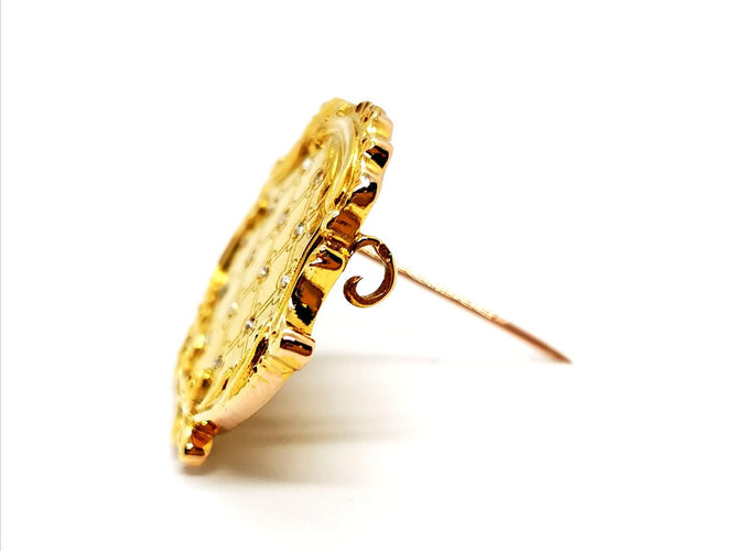 Broche Broche Vintage Or jaune, Or rose Diamant 58 Facettes 1186403CN