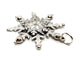 Pendentif JP Megève - Pendentif flocon en or blanc 18 carats et diamants 58 Facettes 1186459CN