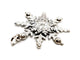 Pendentif JP Megève - Pendentif flocon en or blanc 18 carats et diamants 58 Facettes 1186459CN