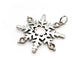 Pendentif JP Megève - Pendentif flocon en or blanc 18 carats et diamants 58 Facettes 1186459CN
