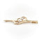 Broche Broche en or jaune 18 carats sertie de diamants taille rose 58 Facettes 1186472CN