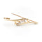 Broche Broche en or jaune 18 carats sertie de diamants taille rose 58 Facettes 1186472CN