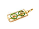 Pendentif Pendentif rectangulaire en or jaune 18 carats et diamants 58 Facettes 1186475CN
