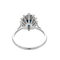 Bague 58 Bague Marguerite or gris 18K (750 Millièmes) sertie d’un saphir et entouré de diamants 58 Facettes DV4754-13