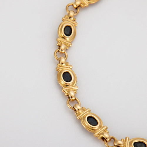 Bracelet Bracelet or jaune saphirs 58 Facettes 3333