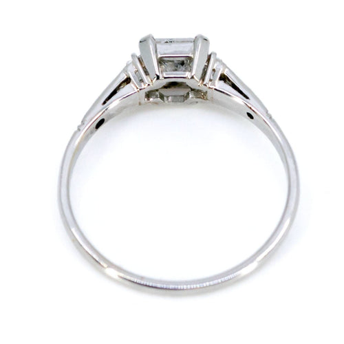 Bague 55 Bague en platine sertie de diamants 58 Facettes 18D2777219FF4AC49A243392604A5B3D