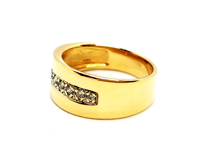 Bague 51.5 Bague Or jaune Diamant 58 Facettes 1241182CN