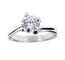 Bague 50 Bague solitaire - Diamant 1,20 ct en or blanc 18 kt 58 Facettes 12503