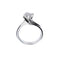 Bague 50 Bague solitaire - Diamant 1,20 ct en or blanc 18 kt 58 Facettes 12503
