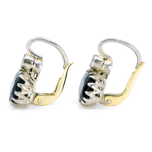 Boucles d'oreilles Boucles d'oreilles en platine 14 ct aux saphirs et diamants 58 Facettes 35DF1E8095194A8DA95A5A9BAAB83B39