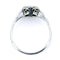 Bague 53.5 Bague en platine avec saphir et diamants 58 Facettes 4ECF3F975EC84552BCAB036F57C59783