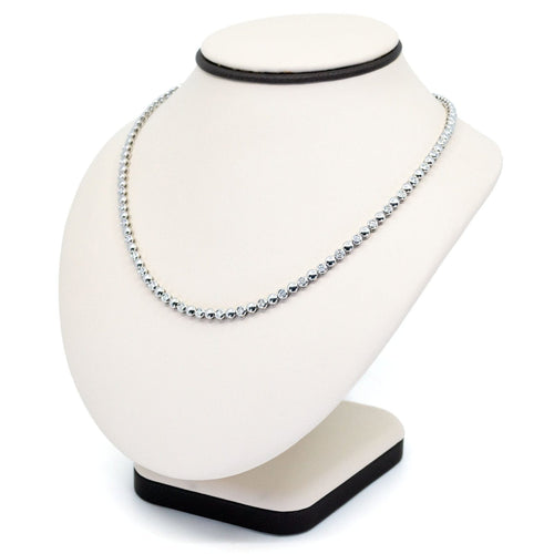 Collier Collier tennis en or blanc 18k et diamants 58 Facettes C98C42CAFA3044CD82CA0481725E860C