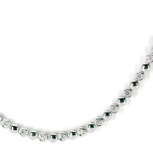 Collier Collier tennis en or blanc 18k et diamants 58 Facettes C98C42CAFA3044CD82CA0481725E860C