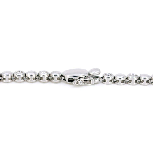Collier Collier tennis en or blanc 18k et diamants 58 Facettes C98C42CAFA3044CD82CA0481725E860C