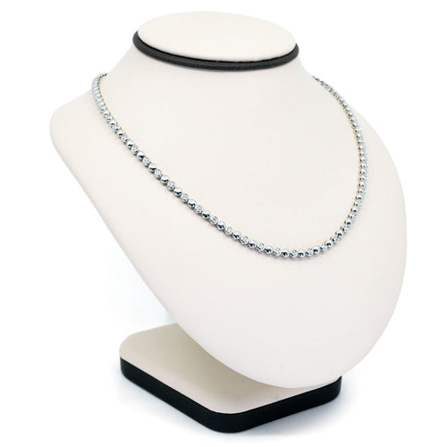 Collier Collier tennis en or blanc 18k et diamants 58 Facettes C98C42CAFA3044CD82CA0481725E860C