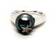 Bague 51 Bague Or blanc Perle, Diamant 58 Facettes 1292003CN