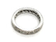 Bague 50 Alliance tour complet - Bague en or blanc 18 carats et platine, diamants 58 Facettes 1292048CN