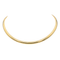 Collier Collier ras-de-cou en or jaune 18 carats, maille oméga 58 Facettes 1292143CN