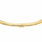 Collier Collier ras-de-cou en or jaune 18 carats, maille oméga 58 Facettes 1292143CN